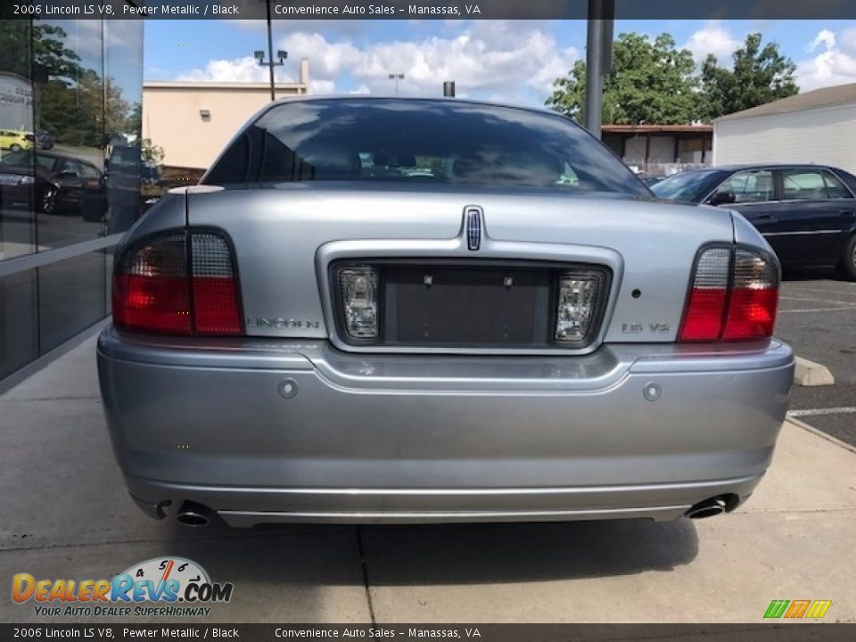2006 Lincoln LS V8 Pewter Metallic / Black Photo #3