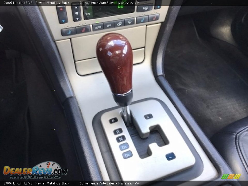 2006 Lincoln LS V8 Pewter Metallic / Black Photo #8