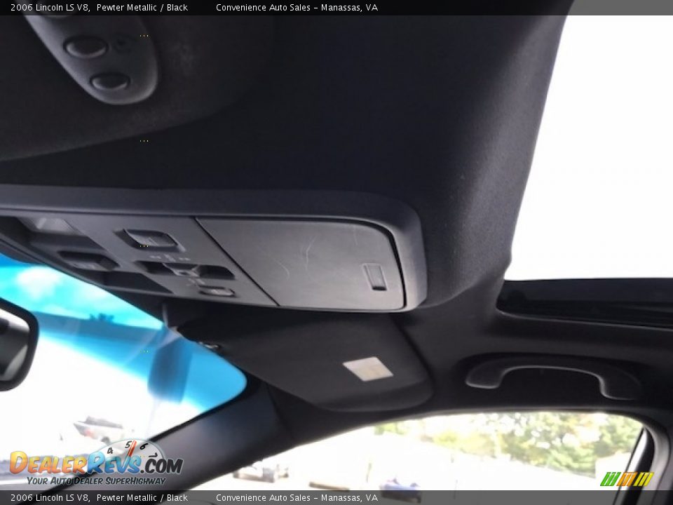 2006 Lincoln LS V8 Pewter Metallic / Black Photo #12
