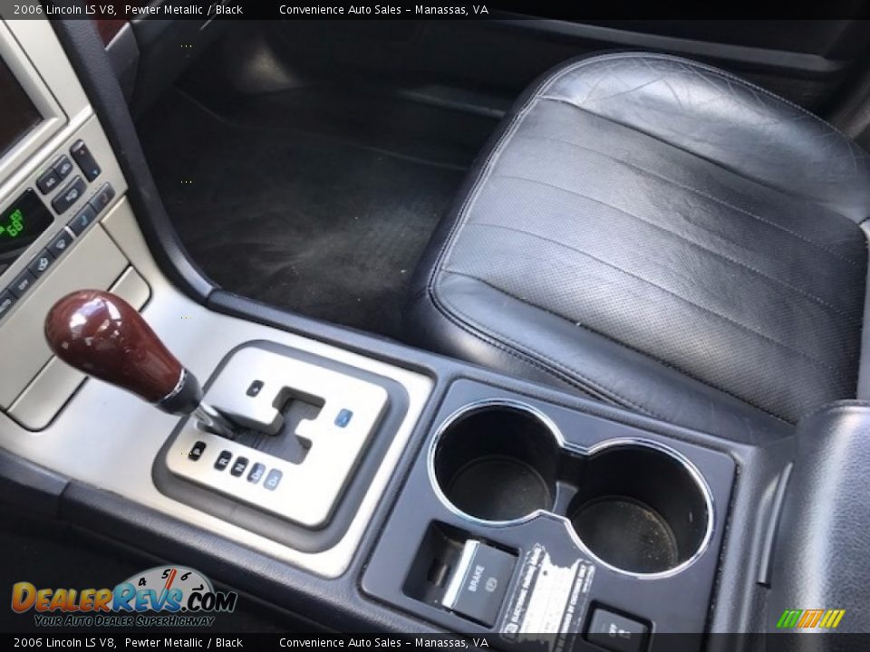2006 Lincoln LS V8 Pewter Metallic / Black Photo #13