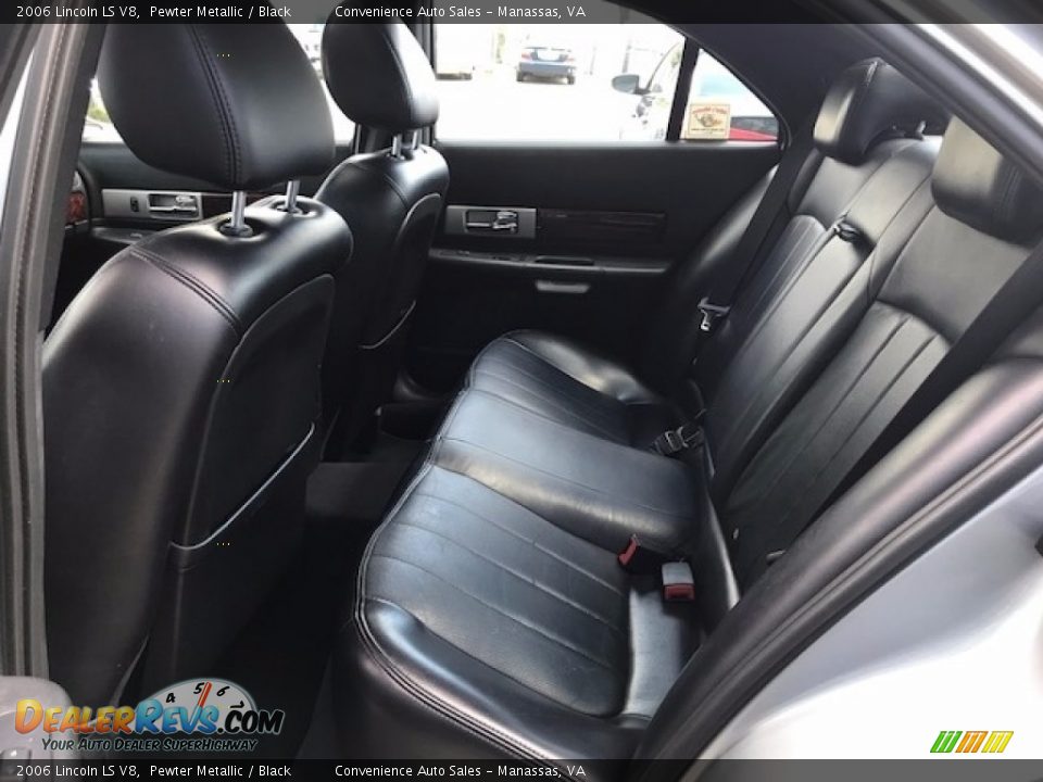 2006 Lincoln LS V8 Pewter Metallic / Black Photo #16