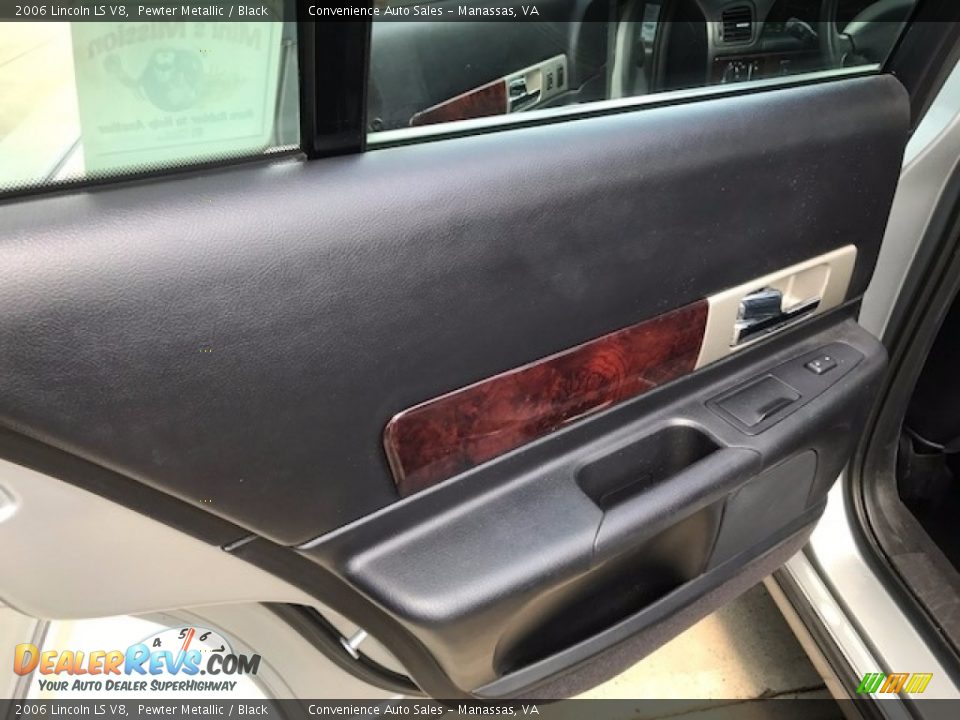 2006 Lincoln LS V8 Pewter Metallic / Black Photo #18