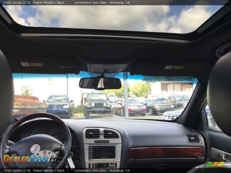 2006 Lincoln LS V8 Pewter Metallic / Black Photo #20