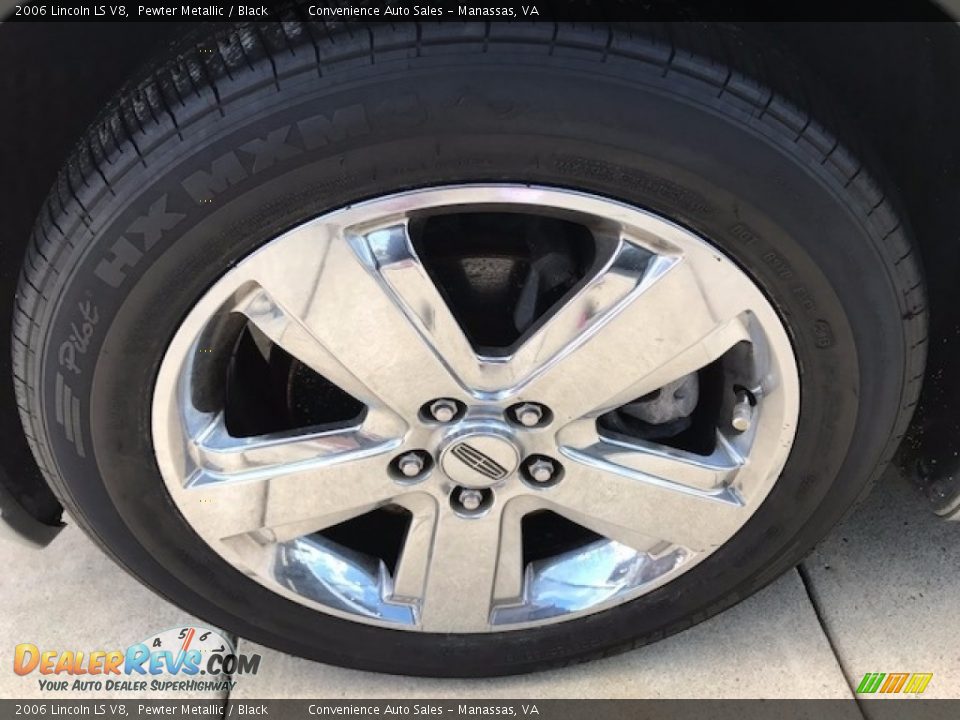 2006 Lincoln LS V8 Pewter Metallic / Black Photo #22