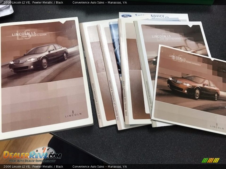 2006 Lincoln LS V8 Pewter Metallic / Black Photo #28