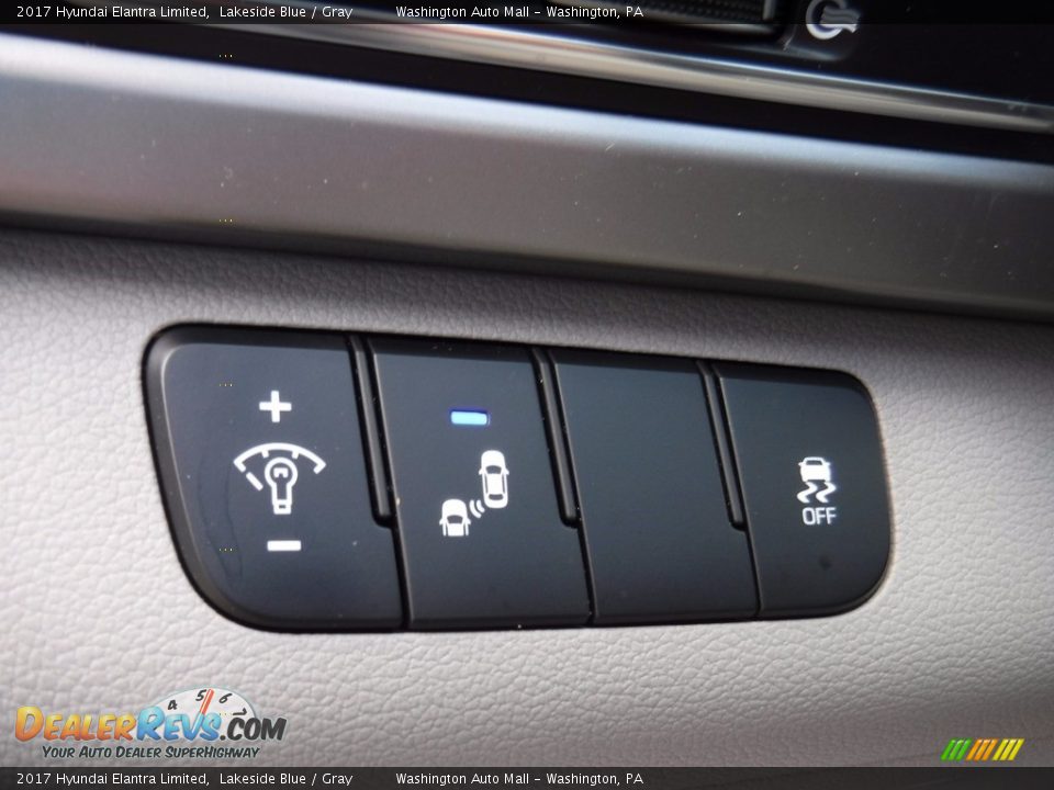 2017 Hyundai Elantra Limited Lakeside Blue / Gray Photo #15