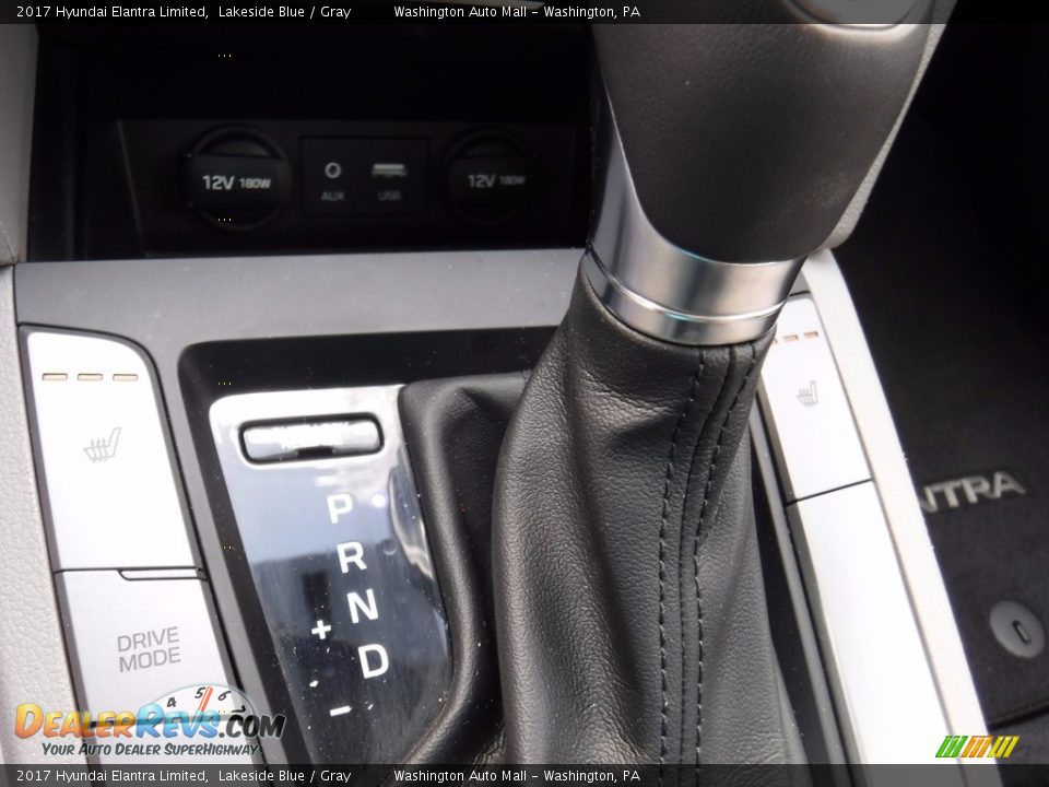 2017 Hyundai Elantra Limited Lakeside Blue / Gray Photo #18