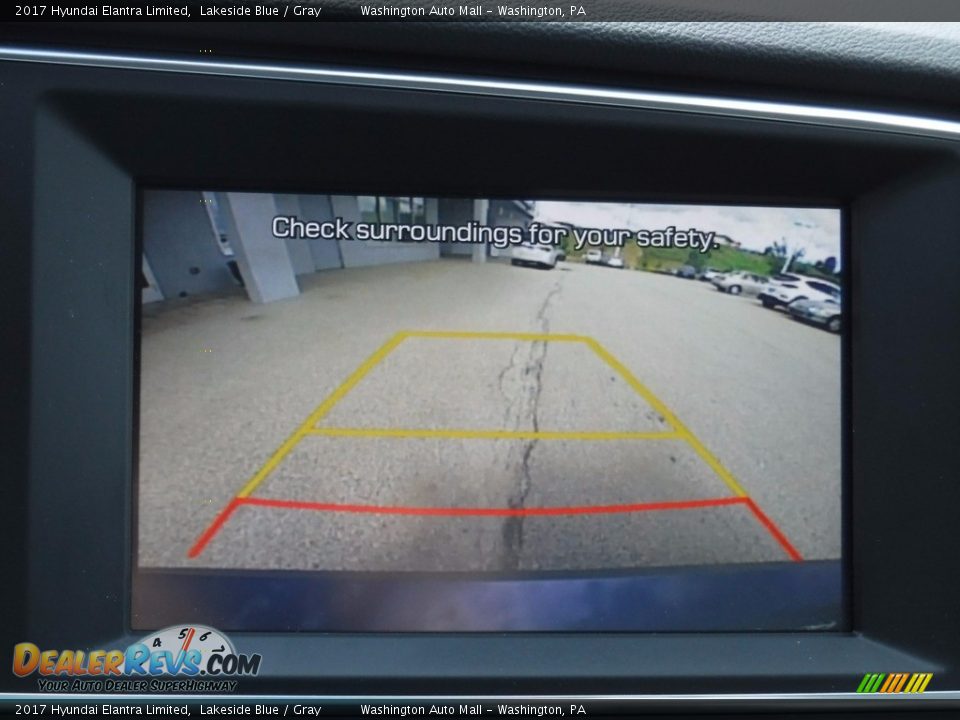 2017 Hyundai Elantra Limited Lakeside Blue / Gray Photo #20