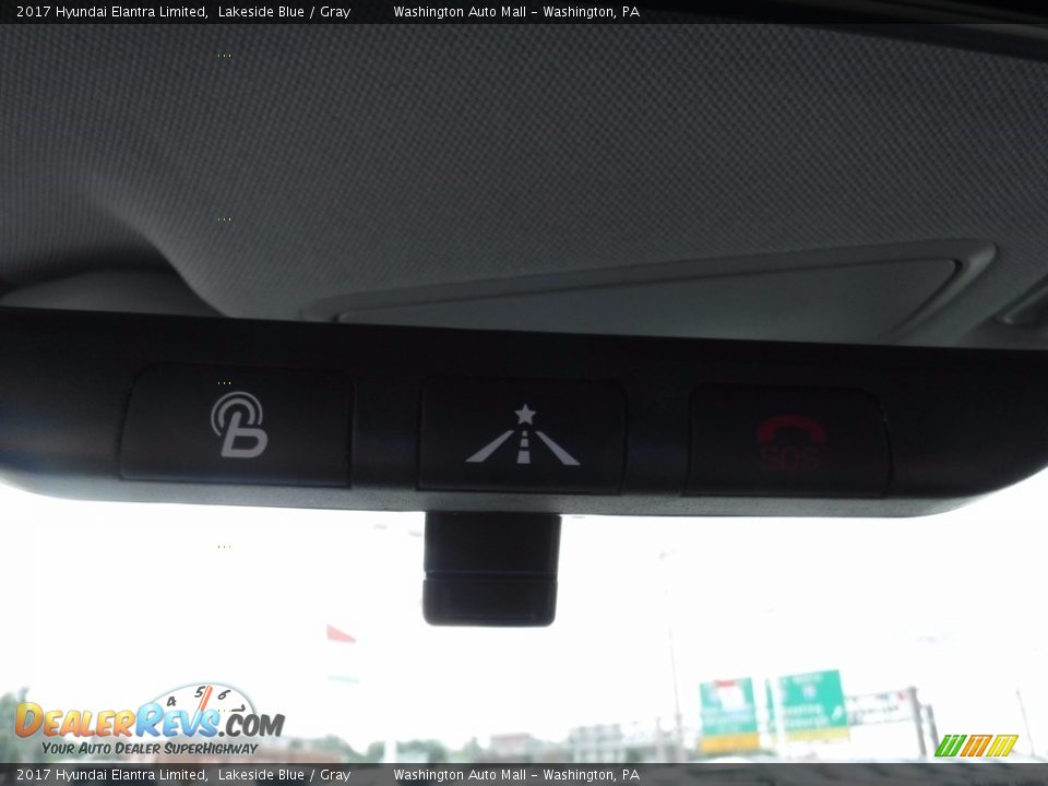 2017 Hyundai Elantra Limited Lakeside Blue / Gray Photo #22