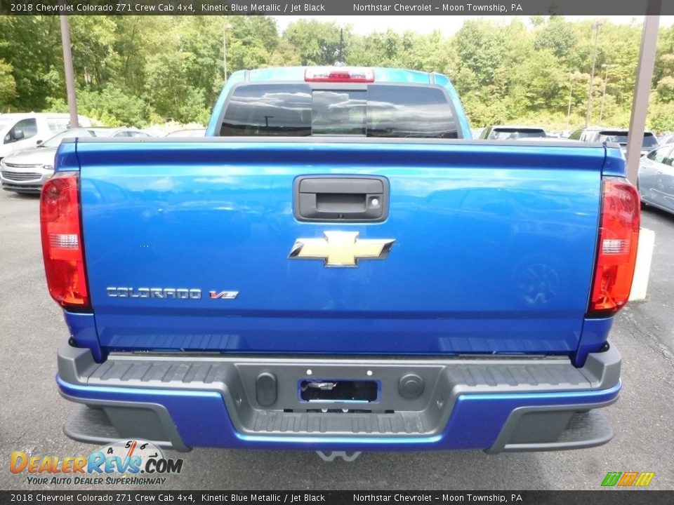 2018 Chevrolet Colorado Z71 Crew Cab 4x4 Kinetic Blue Metallic / Jet Black Photo #4