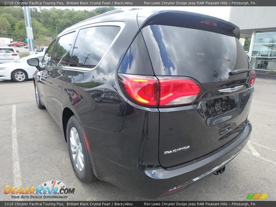 2018 Chrysler Pacifica Touring Plus Brilliant Black Crystal Pearl / Black/Alloy Photo #3