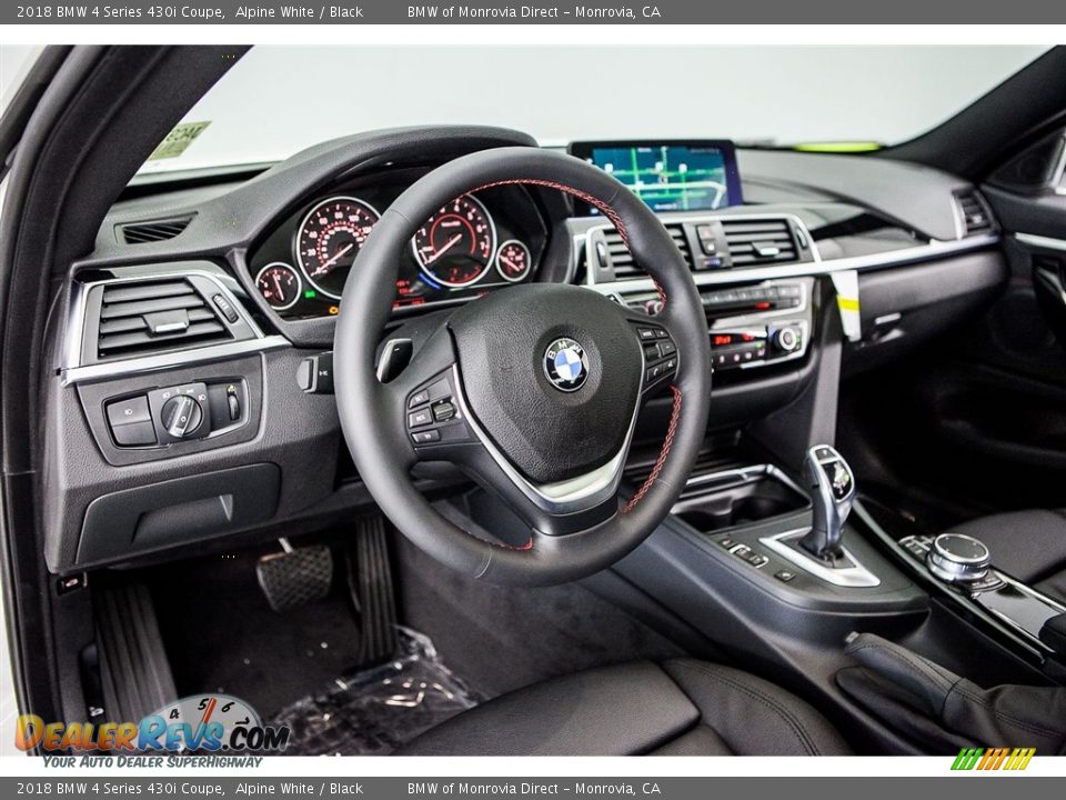 2018 BMW 4 Series 430i Coupe Alpine White / Black Photo #5