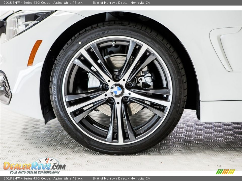 2018 BMW 4 Series 430i Coupe Alpine White / Black Photo #9
