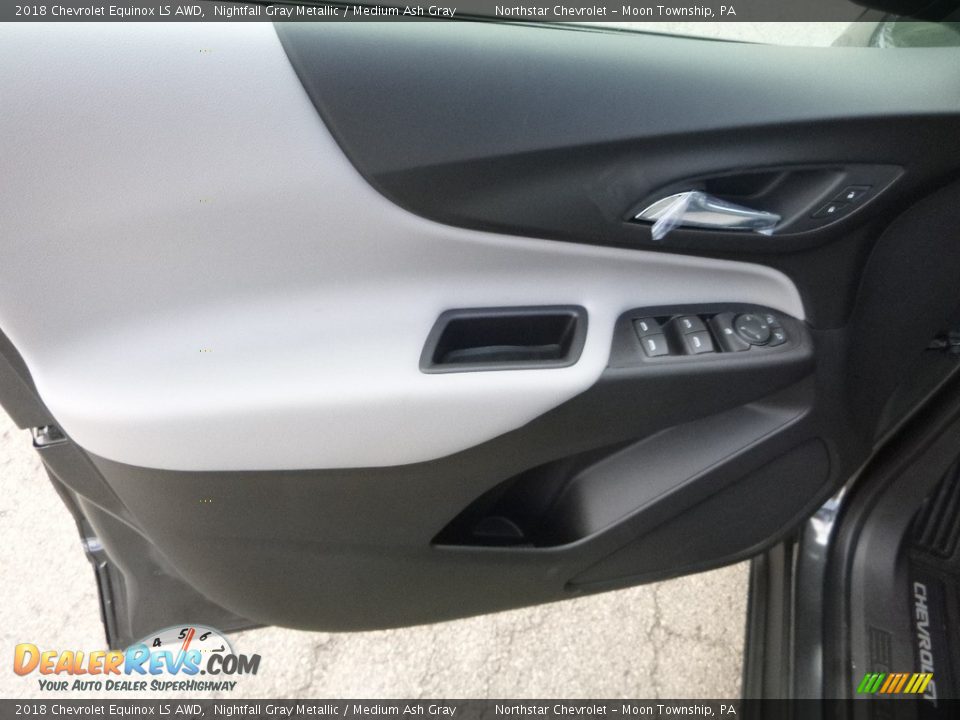 2018 Chevrolet Equinox LS AWD Nightfall Gray Metallic / Medium Ash Gray Photo #15