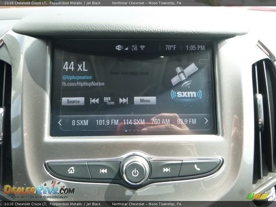 2018 Chevrolet Cruze LT Pepperdust Metallic / Jet Black Photo #18