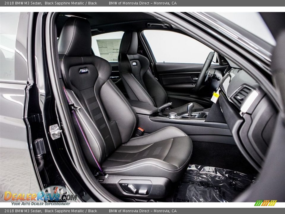 2018 BMW M3 Sedan Black Sapphire Metallic / Black Photo #2