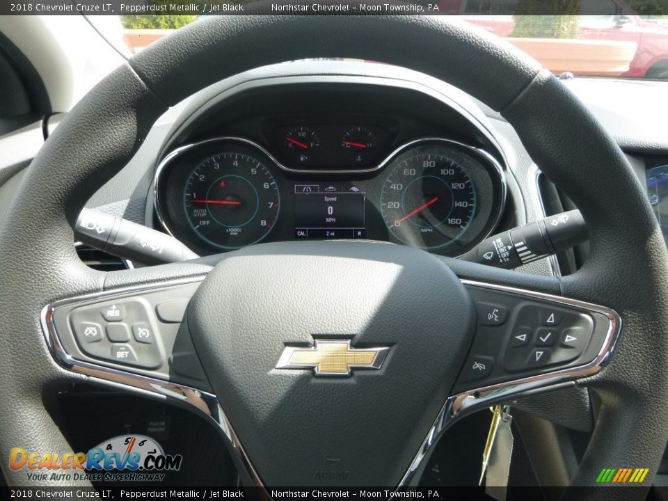 2018 Chevrolet Cruze LT Pepperdust Metallic / Jet Black Photo #20