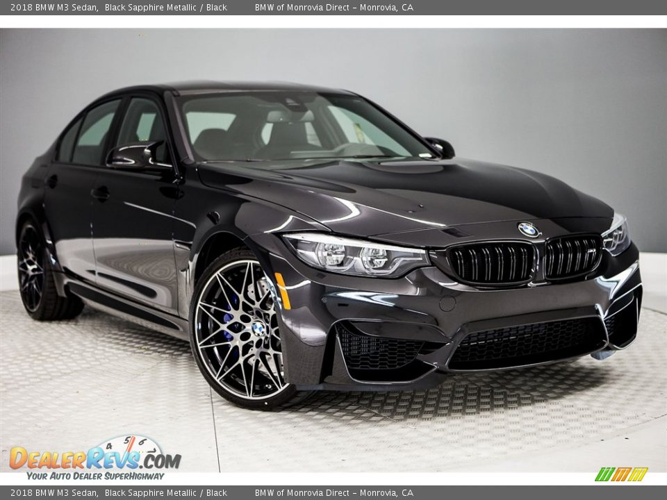 Front 3/4 View of 2018 BMW M3 Sedan Photo #12