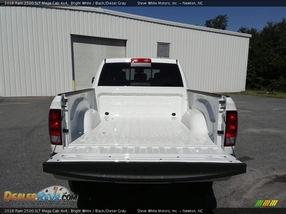 2018 Ram 2500 SLT Mega Cab 4x4 Bright White / Black/Diesel Gray Photo #11