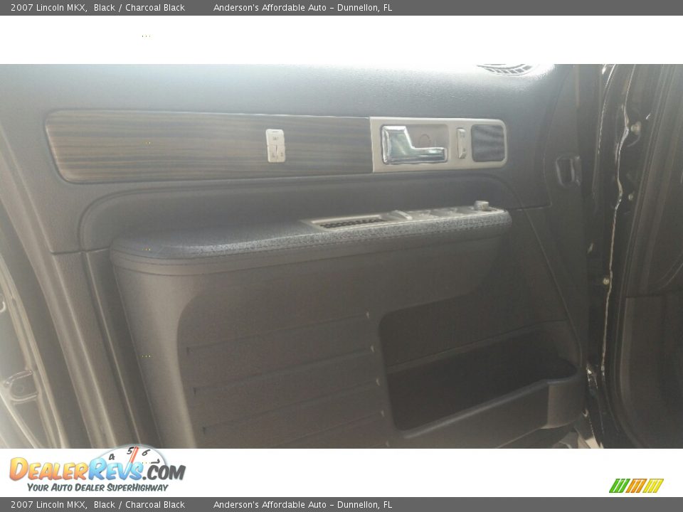 2007 Lincoln MKX Black / Charcoal Black Photo #9