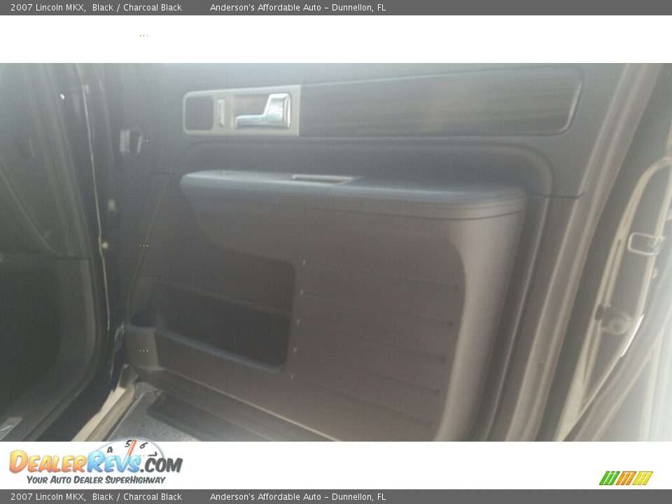 2007 Lincoln MKX Black / Charcoal Black Photo #14