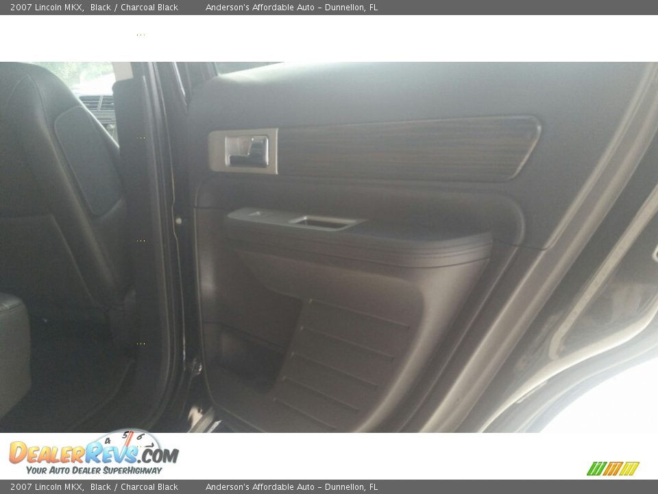 2007 Lincoln MKX Black / Charcoal Black Photo #16