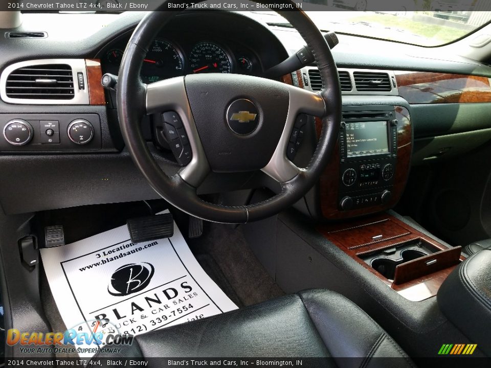 2014 Chevrolet Tahoe LTZ 4x4 Black / Ebony Photo #16