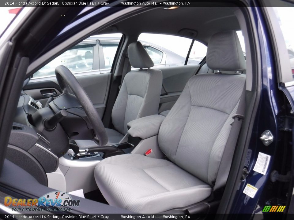 2014 Honda Accord LX Sedan Obsidian Blue Pearl / Gray Photo #11