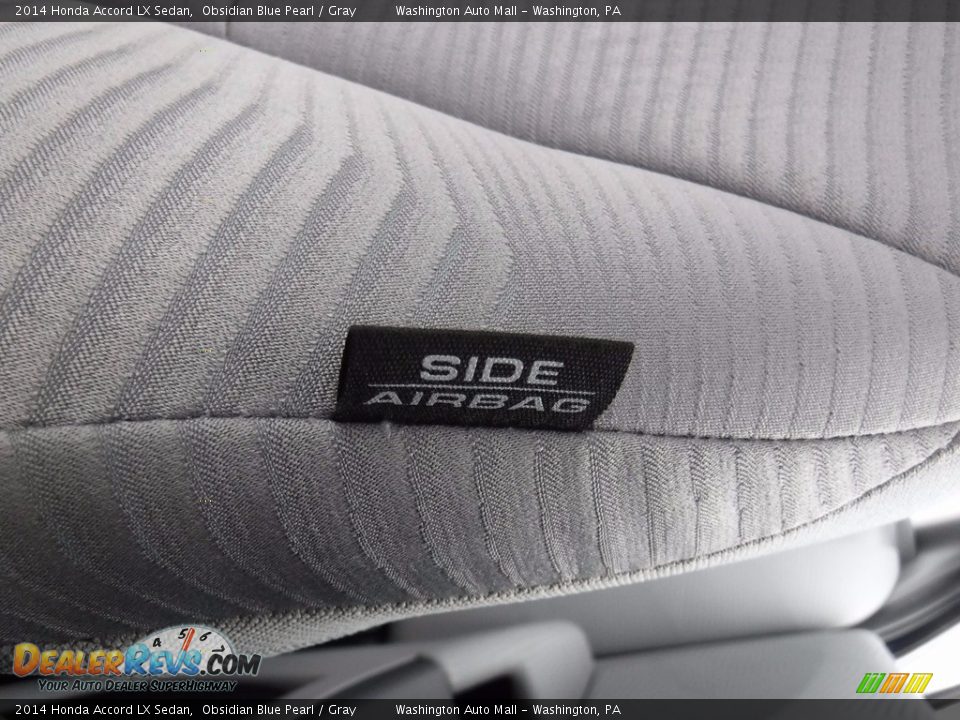 2014 Honda Accord LX Sedan Obsidian Blue Pearl / Gray Photo #12