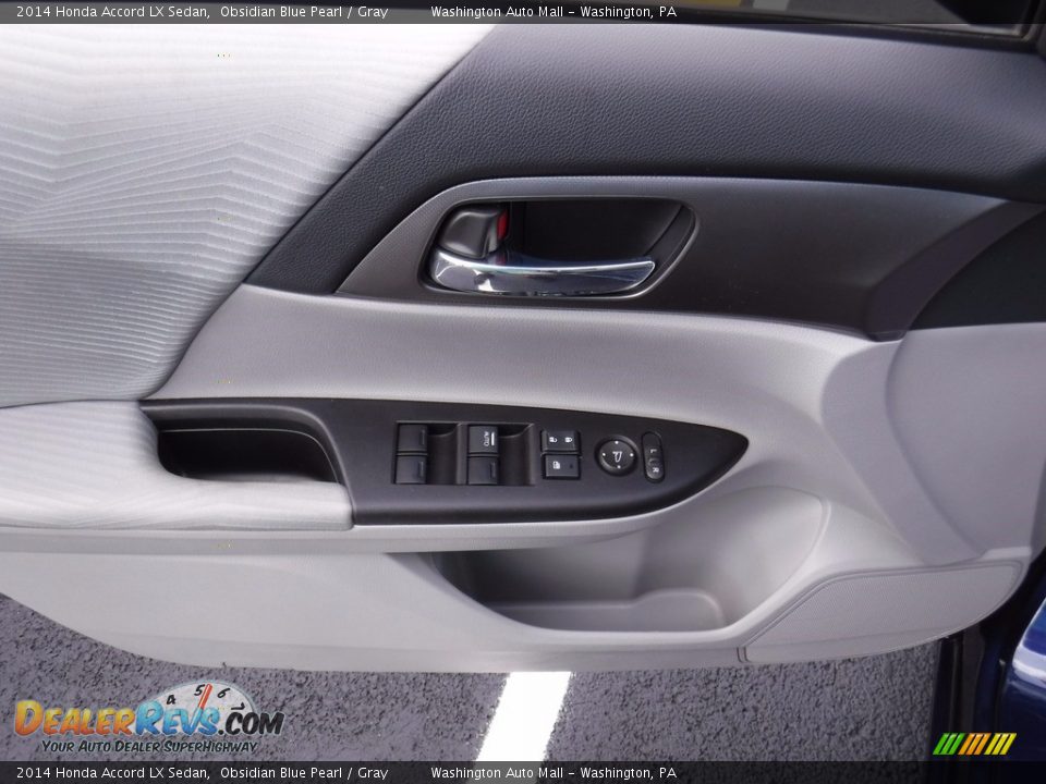 2014 Honda Accord LX Sedan Obsidian Blue Pearl / Gray Photo #13
