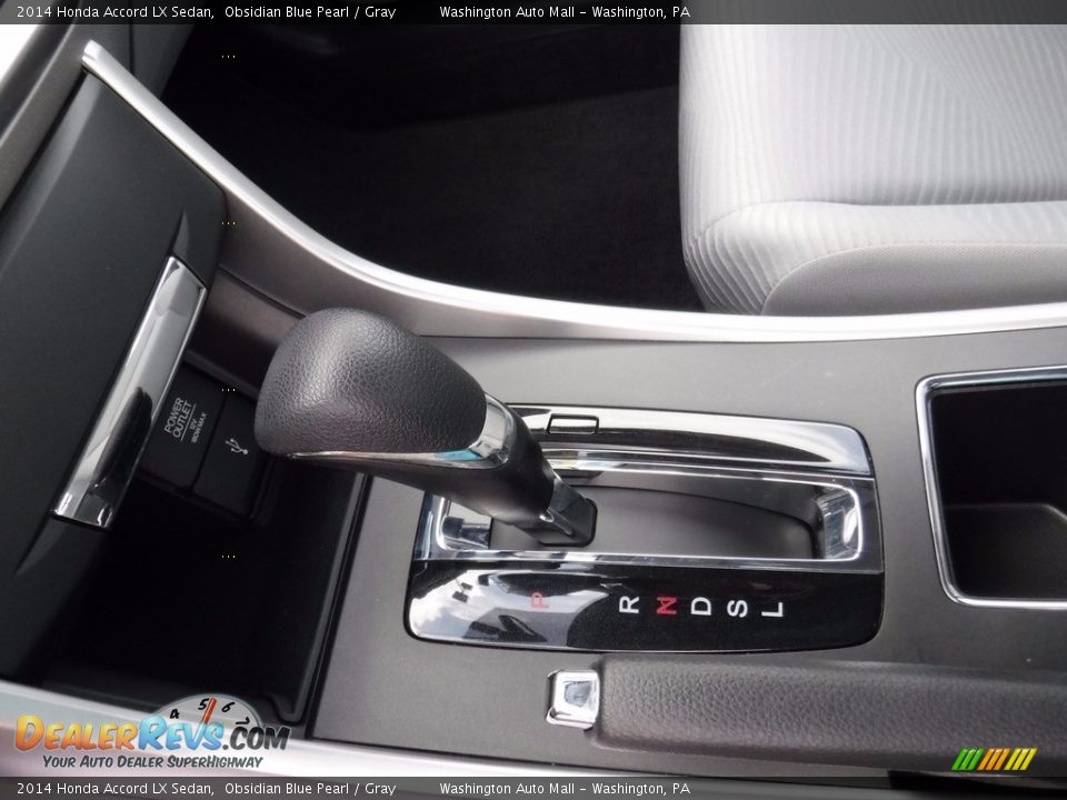 2014 Honda Accord LX Sedan Obsidian Blue Pearl / Gray Photo #15