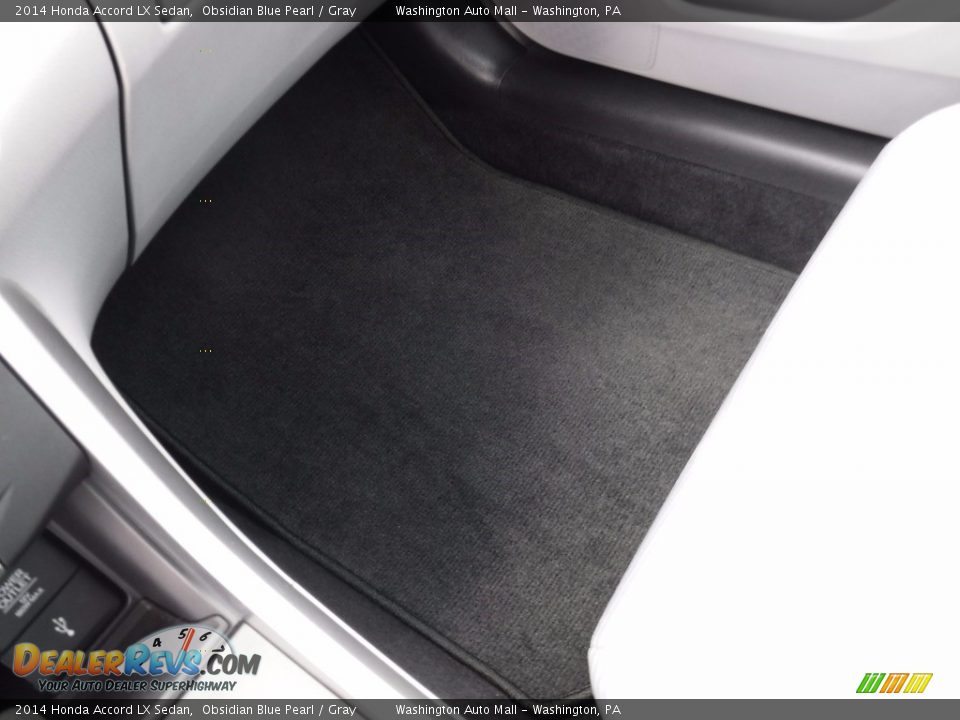 2014 Honda Accord LX Sedan Obsidian Blue Pearl / Gray Photo #19
