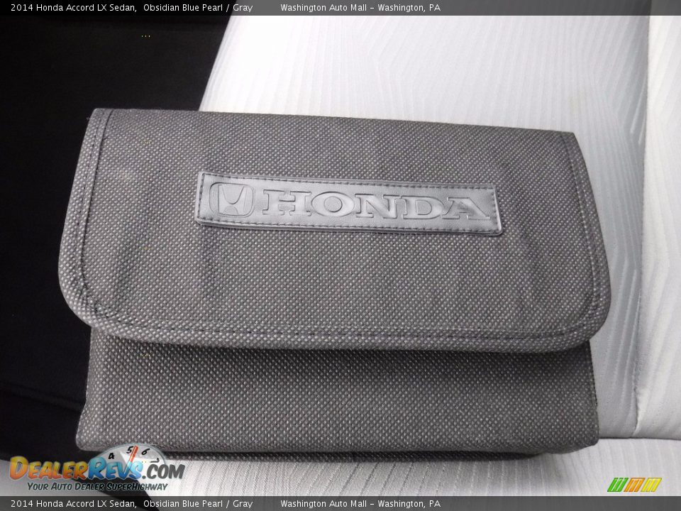 2014 Honda Accord LX Sedan Obsidian Blue Pearl / Gray Photo #20
