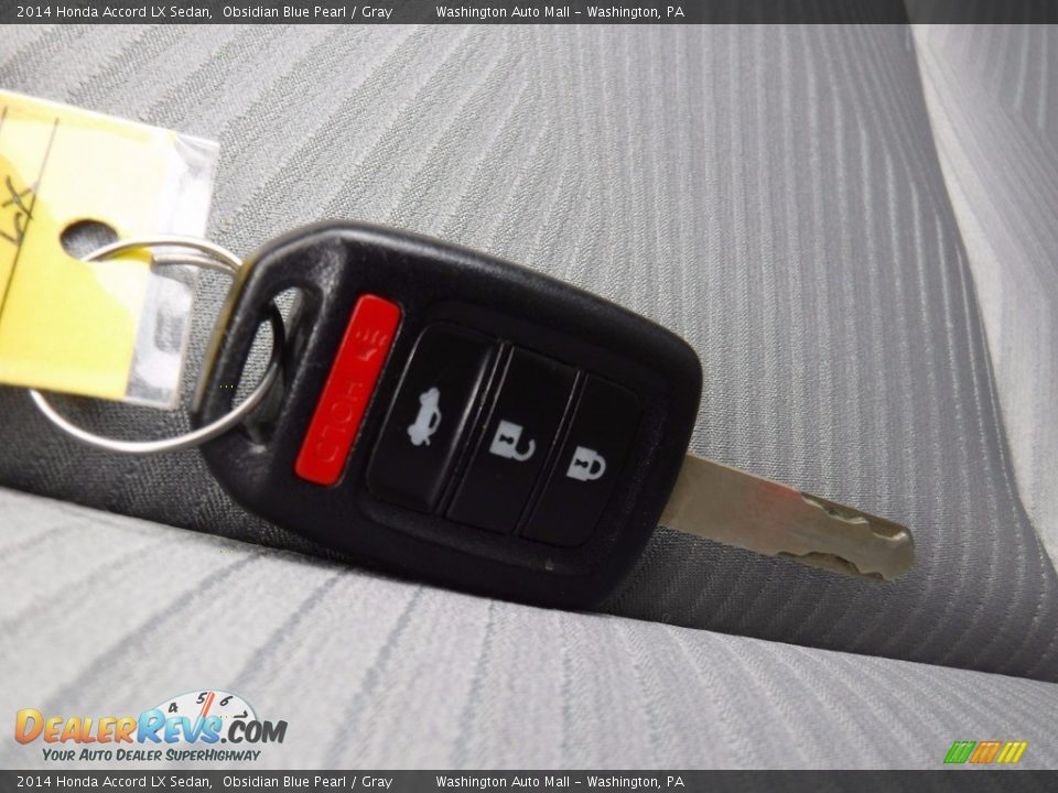 2014 Honda Accord LX Sedan Obsidian Blue Pearl / Gray Photo #21