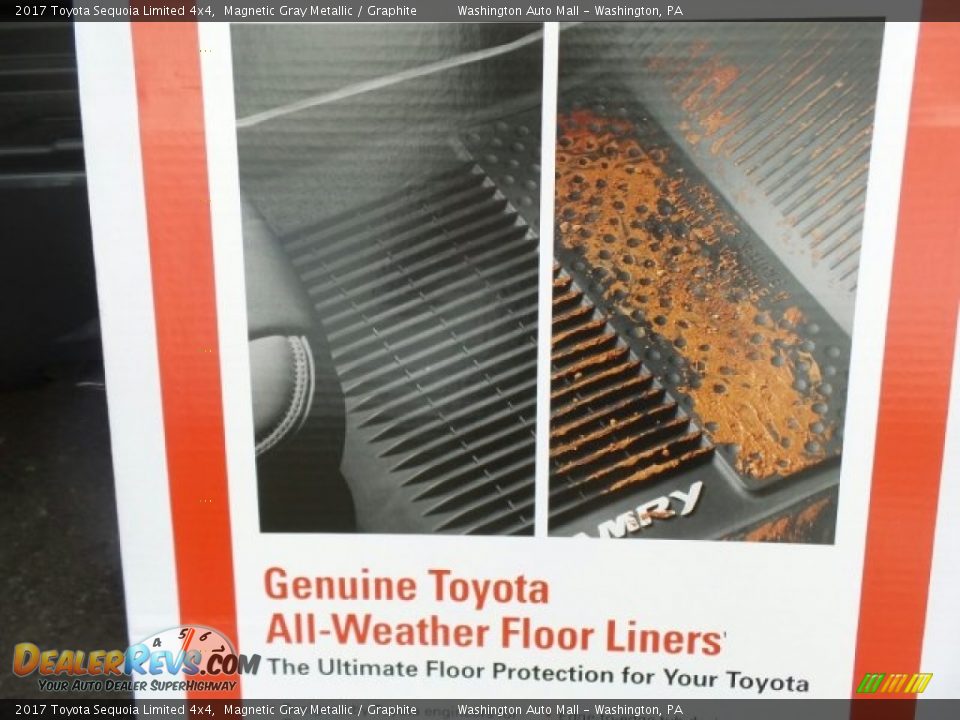 2017 Toyota Sequoia Limited 4x4 Magnetic Gray Metallic / Graphite Photo #15
