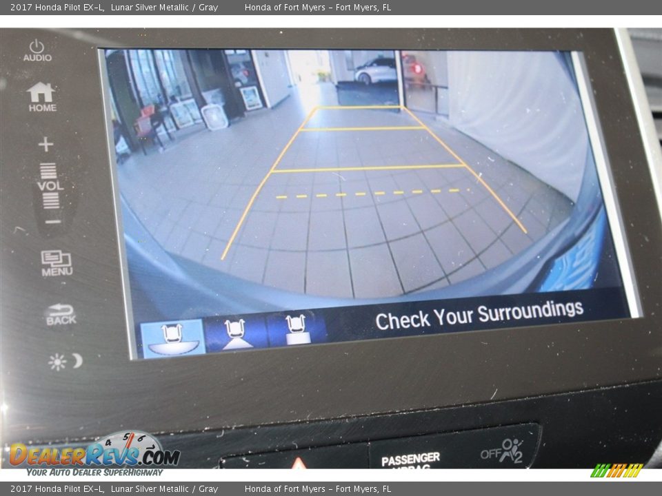 2017 Honda Pilot EX-L Lunar Silver Metallic / Gray Photo #18