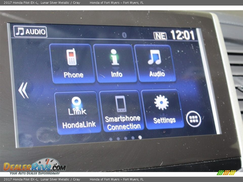 2017 Honda Pilot EX-L Lunar Silver Metallic / Gray Photo #19