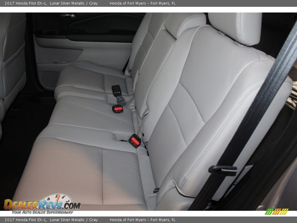 2017 Honda Pilot EX-L Lunar Silver Metallic / Gray Photo #23