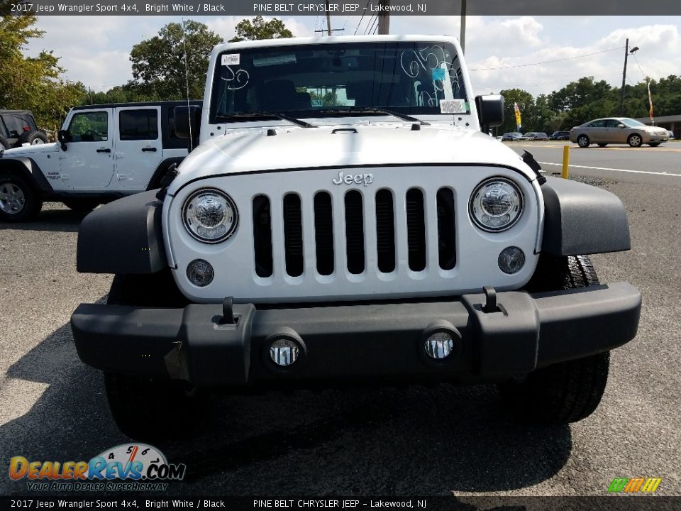 2017 Jeep Wrangler Sport 4x4 Bright White / Black Photo #2