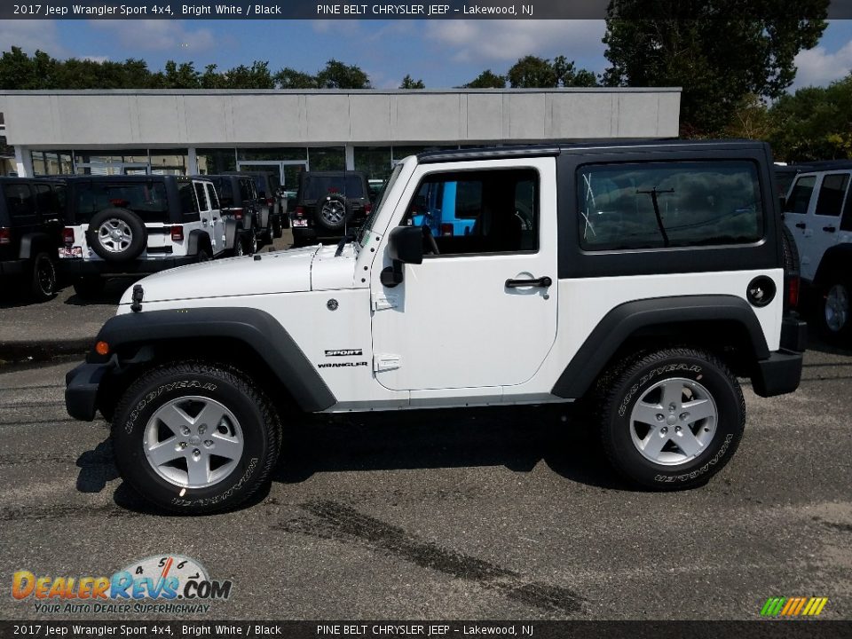 2017 Jeep Wrangler Sport 4x4 Bright White / Black Photo #3