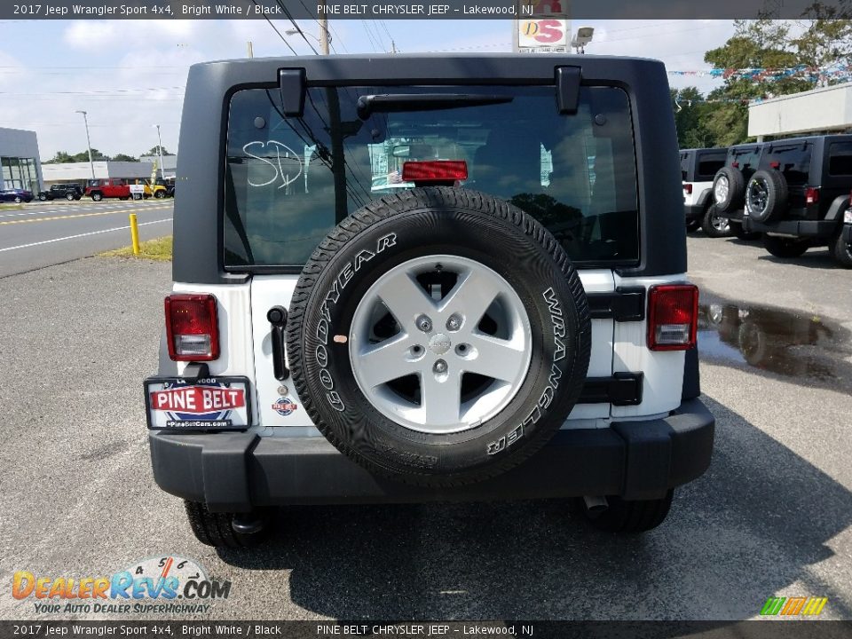 2017 Jeep Wrangler Sport 4x4 Bright White / Black Photo #5