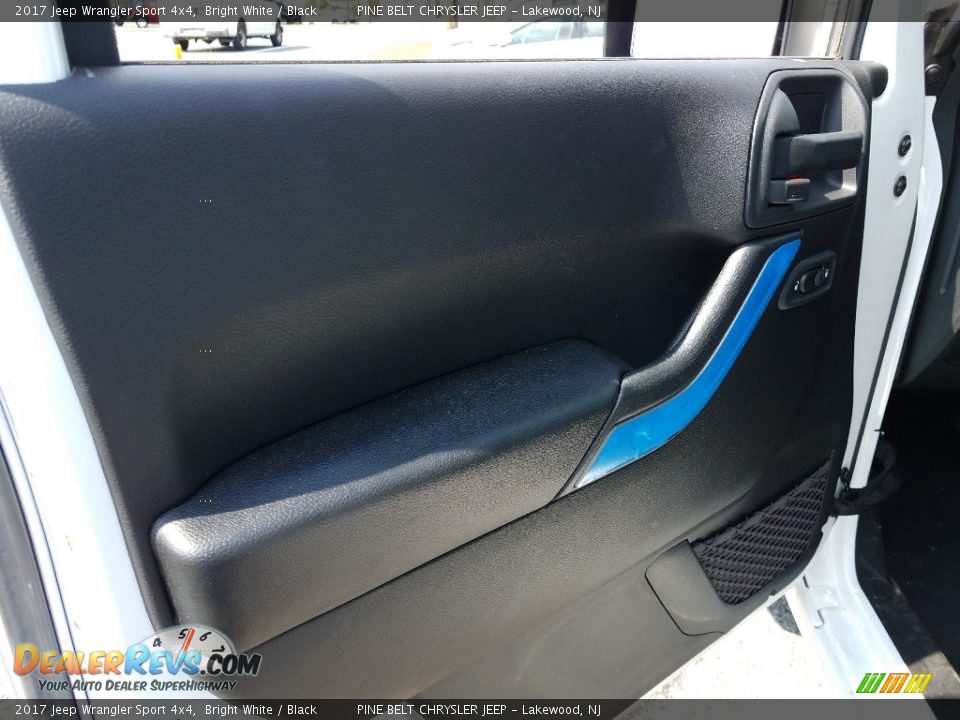 2017 Jeep Wrangler Sport 4x4 Bright White / Black Photo #7