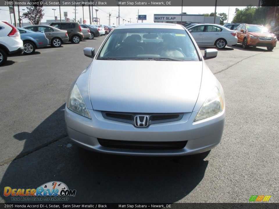 2005 Honda Accord EX-L Sedan Satin Silver Metallic / Black Photo #3