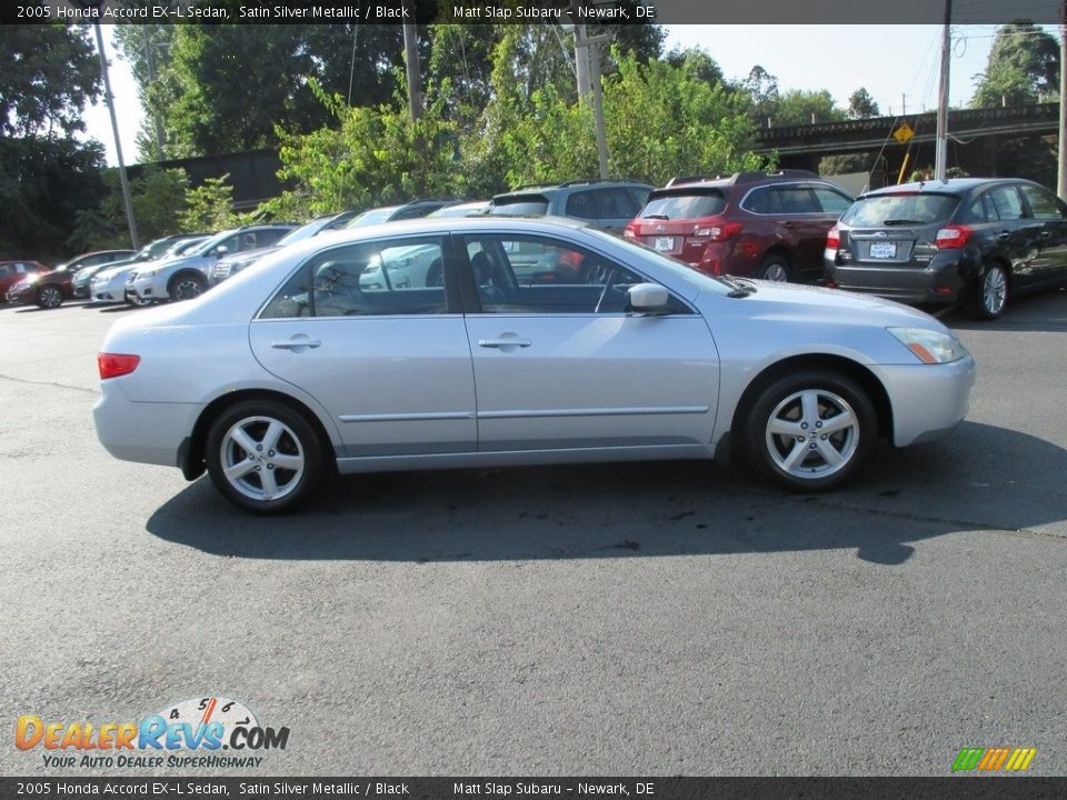 2005 Honda Accord EX-L Sedan Satin Silver Metallic / Black Photo #5