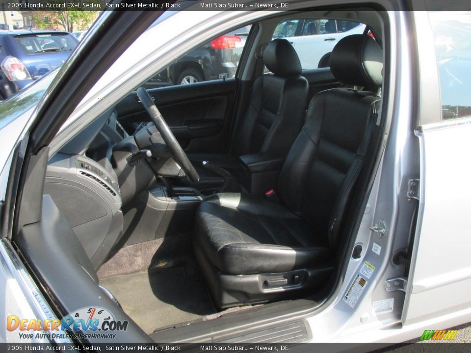 2005 Honda Accord EX-L Sedan Satin Silver Metallic / Black Photo #15