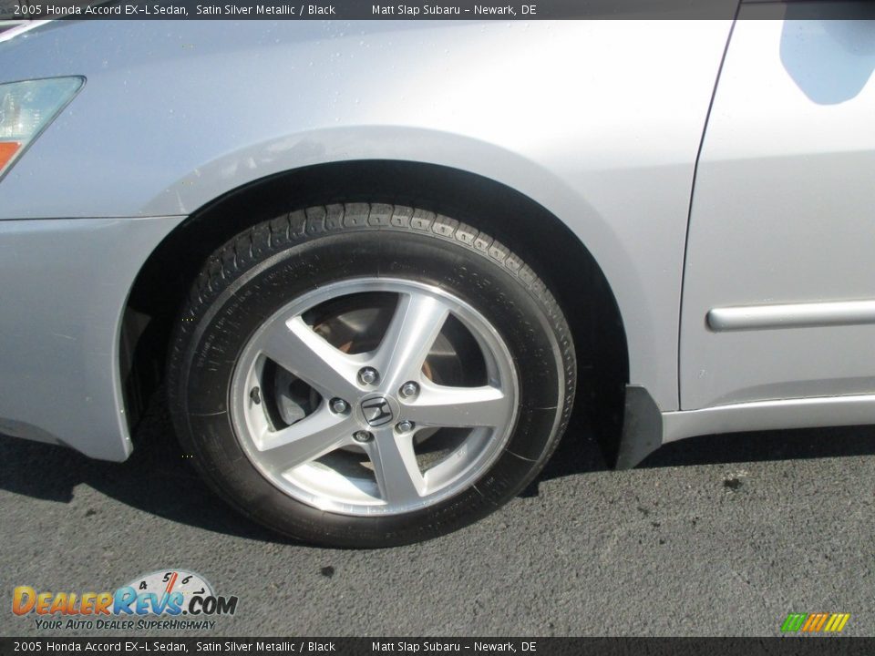 2005 Honda Accord EX-L Sedan Satin Silver Metallic / Black Photo #21