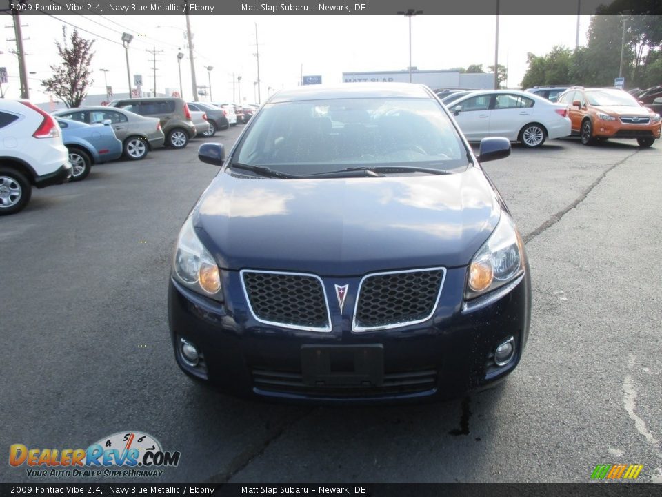2009 Pontiac Vibe 2.4 Navy Blue Metallic / Ebony Photo #3