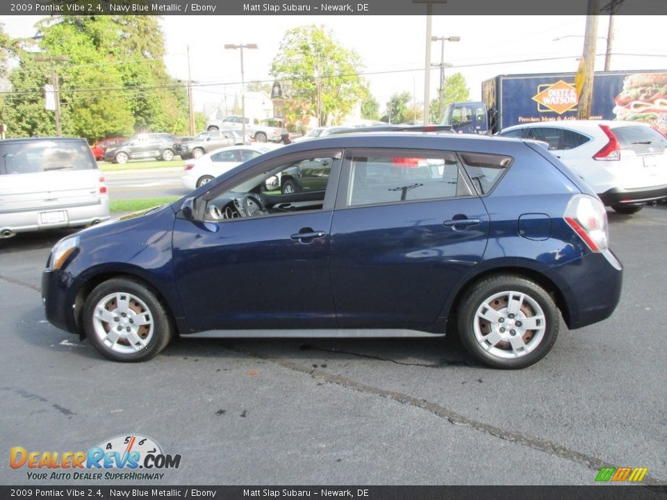 2009 Pontiac Vibe 2.4 Navy Blue Metallic / Ebony Photo #9