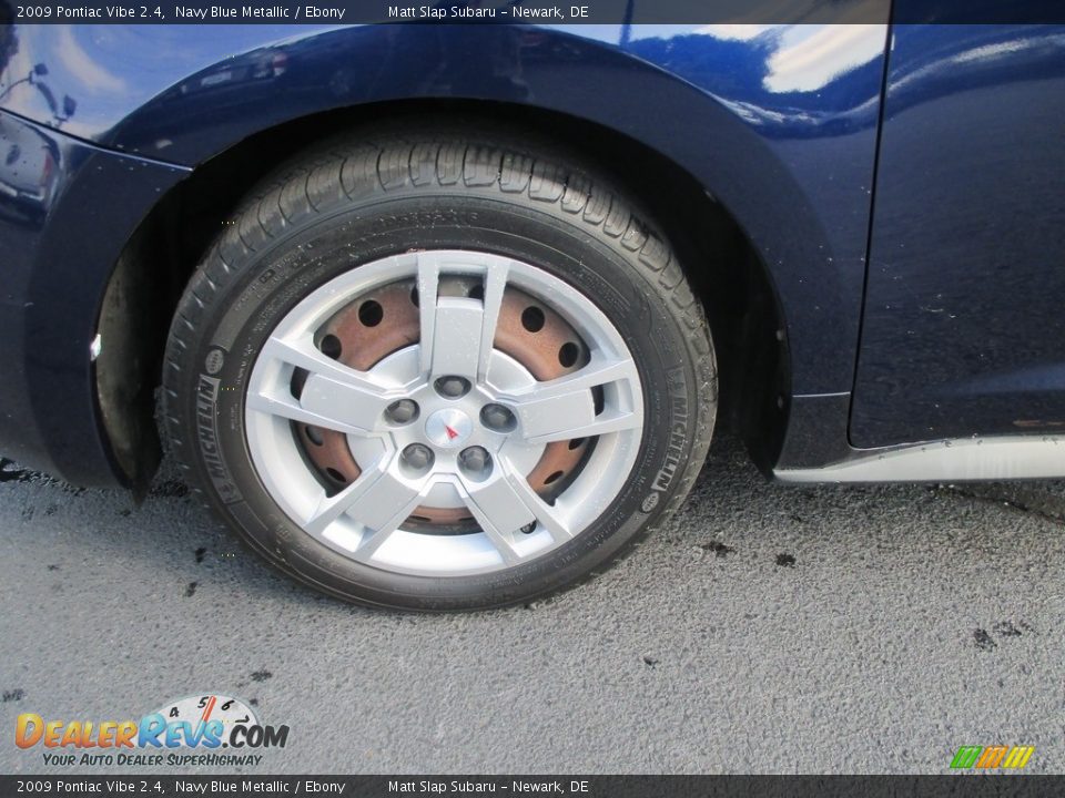 2009 Pontiac Vibe 2.4 Navy Blue Metallic / Ebony Photo #21