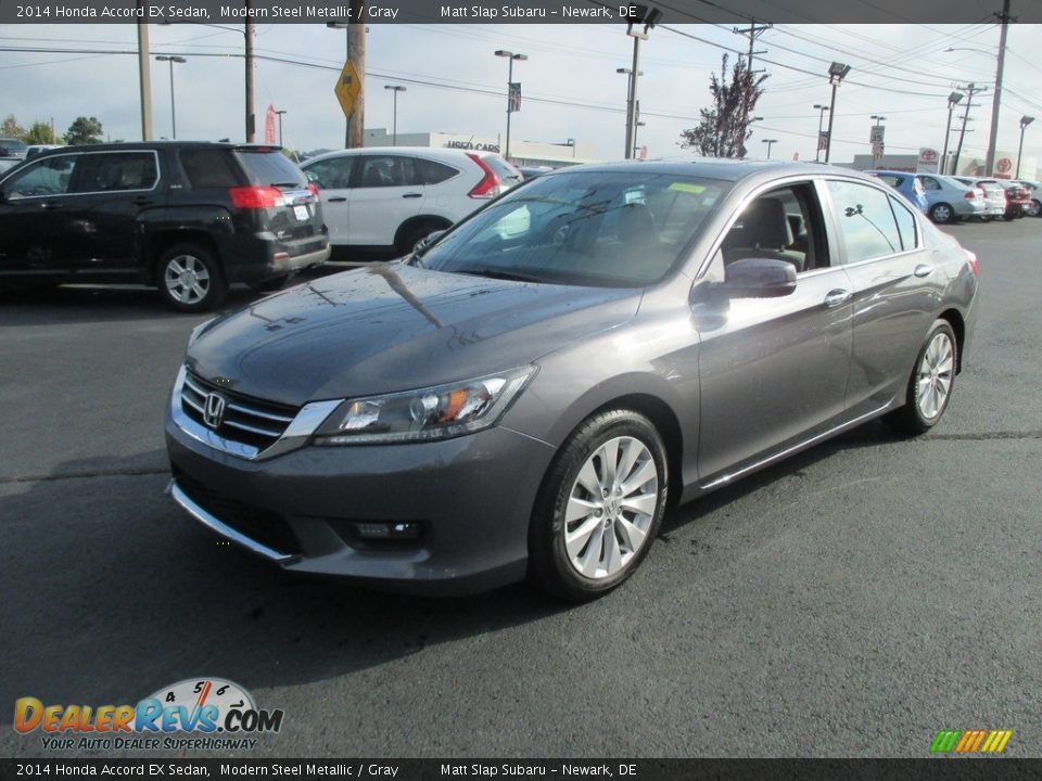 2014 Honda Accord EX Sedan Modern Steel Metallic / Gray Photo #2